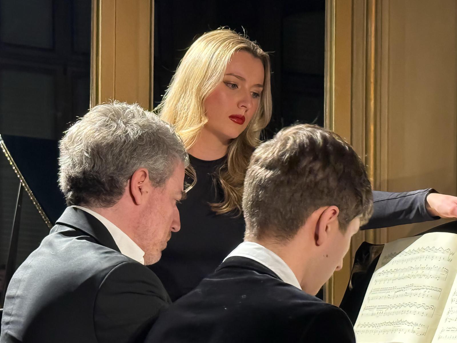 Fantaisie de Schubert avec Cedric Pescia Salle Erard - (Quatre mains)